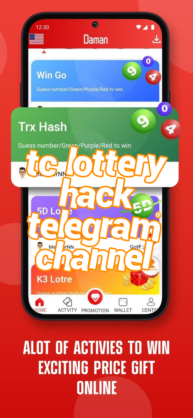 tc lottery hack telegram channel Screenshots